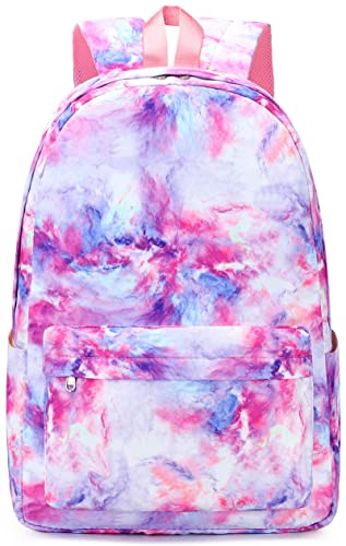 CAMTOP Preschool Backpack for Kids Girls Small Backpack Purse Kindergarten School Bookbags for Toddler Travel (878 Galaxy-Purple)