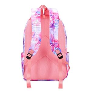 CAMTOP Preschool Backpack for Kids Girls Small Backpack Purse Kindergarten School Bookbags for Toddler Travel (878 Galaxy-Purple)