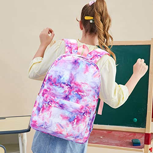 CAMTOP Preschool Backpack for Kids Girls Small Backpack Purse Kindergarten School Bookbags for Toddler Travel (878 Galaxy-Purple)