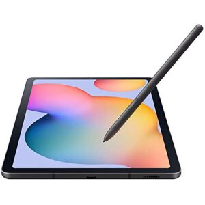 SAMSUNG Galaxy Tab S6 Lite w/S Pen (64GB, 4GB) 10.4’’, Face Unlock, Octa-Core Exynos 9610, 7040mAh Battery Wi-Fi Tablet SM-P610 - US Model (Book Cover + 64GB SD Bundle, Oxford Gray)