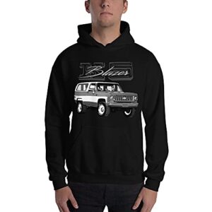 jg infinite 1974 chevy k5 blazer truck unisex hoodie black