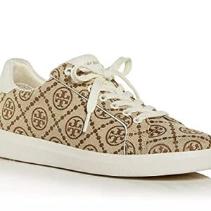 Tory Burch Howell Monogram Court Low Top Sneakers (Hazel, Numeric_10)