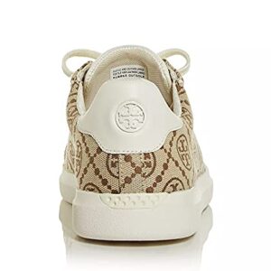 Tory Burch Howell Monogram Court Low Top Sneakers (Hazel, Numeric_10)