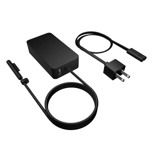 Surface Pro Charger,Powbcsic 44W Microsoft Surface Charger Supply for Surface Pro X 7 6 5 4 3,Surface Laptop,Surface Go & Surface Book,Surface Laptop Charger