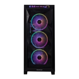 Velztorm Pilum CTO Powerful Gaming Desktop PC Liquid-Cooled (AMD Ryzen 7 3700X 8-Core, 16GB DDR4, 512GB PCIe SSD+1TB HDD (3.5), GeForce RTX 3060 12GB, 120mm AIO, RGB Fans, 750W PSU, WiFi-N, Win11P)