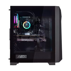 Velztorm Pilum CTO Powerful Gaming Desktop PC Liquid-Cooled (AMD Ryzen 7 3700X 8-Core, 16GB DDR4, 512GB PCIe SSD+1TB HDD (3.5), GeForce RTX 3060 12GB, 120mm AIO, RGB Fans, 750W PSU, WiFi-N, Win11P)