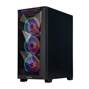 Velztorm Pilum CTO Powerful Gaming Desktop PC Liquid-Cooled (AMD Ryzen 7 3700X 8-Core, 16GB DDR4, 512GB PCIe SSD+1TB HDD (3.5), GeForce RTX 3060 12GB, 120mm AIO, RGB Fans, 750W PSU, WiFi-N, Win11P)