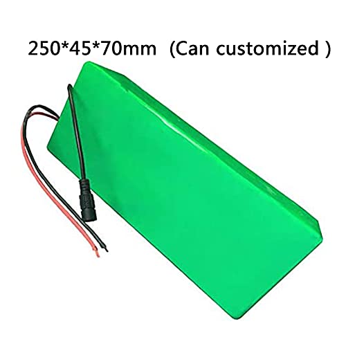 FREEDOH 48V 6Ah E-Bike Li-ion Battery 13S 2P 6000mAh Battery Pack for 200W 350W 500W 750W 850W 1000W Bike Motor for MTB Electric Tricycles Electric Scooters with BMS + Charger,T Plug