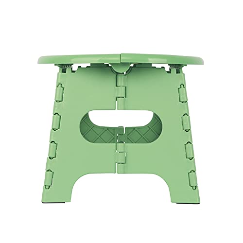 famobay Home Foldable Step stools - Round Cartoon Seat -11 Inches Wide & 9 Inches Tall - 300 lbs Capacity - Light Weight Plastic Design (Dinosaur, 1)