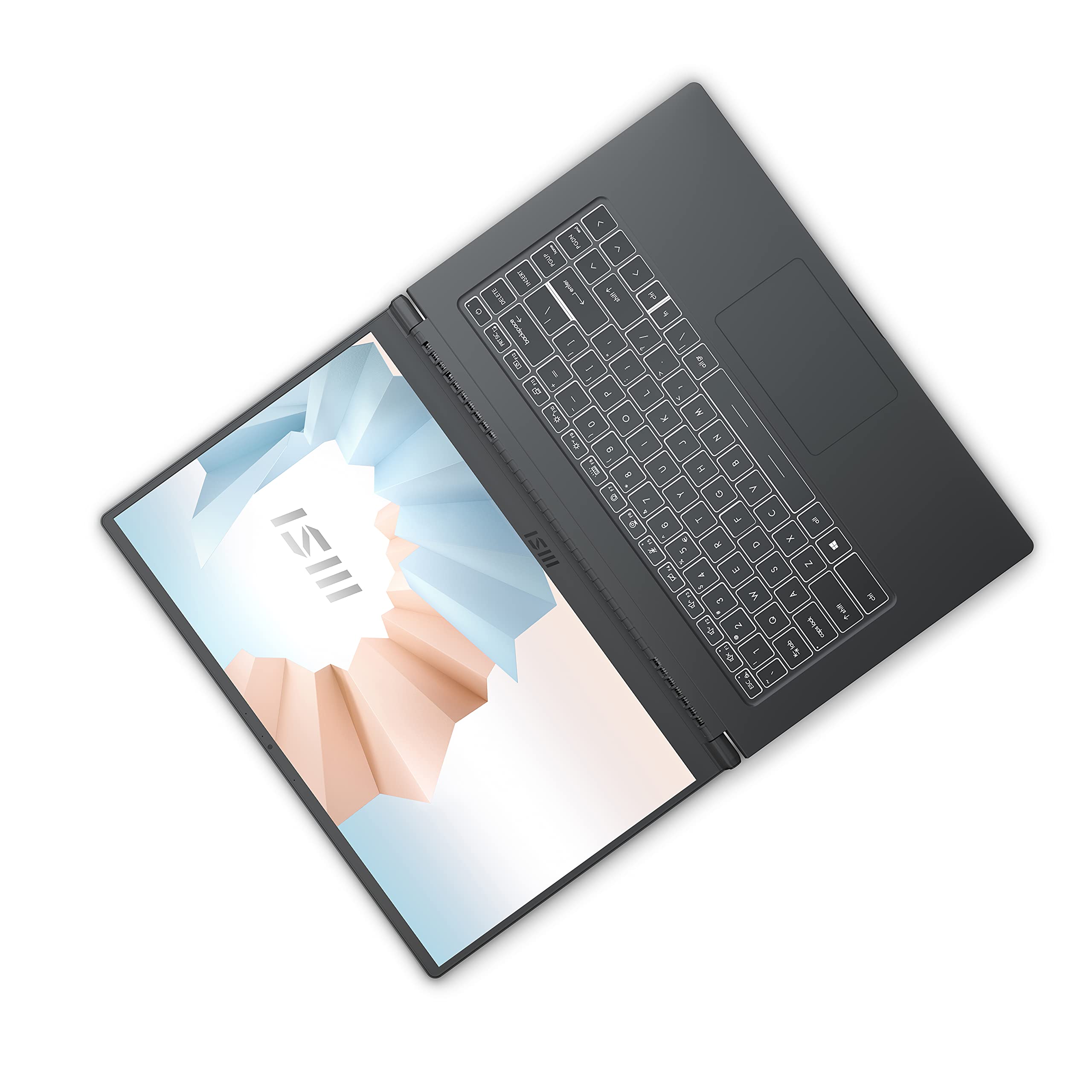 MSI Modern 15 Thin and Light Daily Laptop: 15.6" FHD 1080p, Intel Core i7-1195G7, Intel Iris Xe, 16GB, 512GB SSD, Win10, Carbon Gray (A11MU-681)
