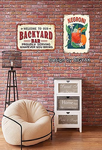 BIGYAK My Sewing Space is My Happy Place Retro Look 8X12 Inch Iron Decoration Crafts Sign for Home Kitchen Bathroom Farm Garden Garage Inspirational Quotes Wall Decor