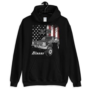 JG Infinite Chevy K5 Blazer Vintage American Truck Unisex Hoodie Black