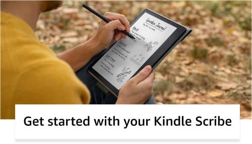 Kindle Scribe (32 GB) the first Kindle for reading, writing, journaling and sketching - with a 10.2” 300 ppi Paperwhite display, includes Premium Pen