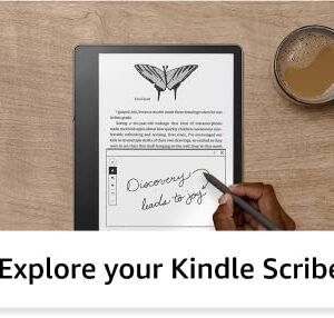 Kindle Scribe (32 GB) the first Kindle for reading, writing, journaling and sketching - with a 10.2” 300 ppi Paperwhite display, includes Premium Pen