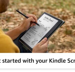 Kindle Scribe (32 GB) the first Kindle for reading, writing, journaling and sketching - with a 10.2” 300 ppi Paperwhite display, includes Premium Pen