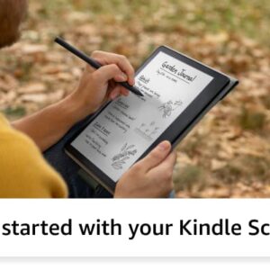 Kindle Scribe (32 GB) the first Kindle for reading, writing, journaling and sketching - with a 10.2” 300 ppi Paperwhite display, includes Premium Pen