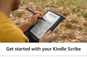 Kindle Scribe (32 GB) the first Kindle for reading, writing, journaling and sketching - with a 10.2” 300 ppi Paperwhite display, includes Premium Pen