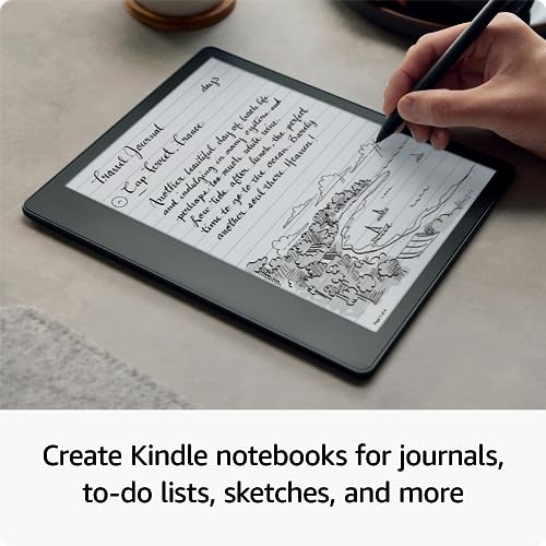 Kindle Scribe (32 GB) the first Kindle for reading, writing, journaling and sketching - with a 10.2” 300 ppi Paperwhite display, includes Premium Pen