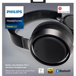 PHILIPS Fidelio L3 Flagship Over-Ear Wireless Headphones with Active Noise Cancellation Pro+ (ANC) and Bluetooth Multipoint Connection