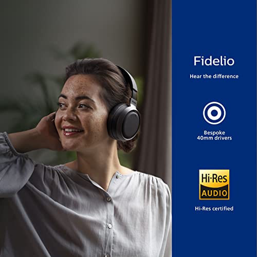 PHILIPS Fidelio L3 Flagship Over-Ear Wireless Headphones with Active Noise Cancellation Pro+ (ANC) and Bluetooth Multipoint Connection