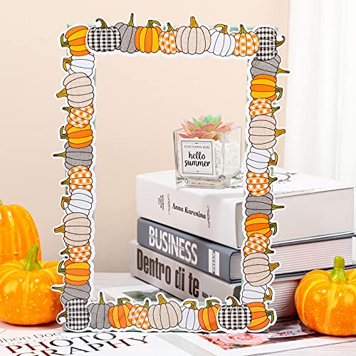 40 Pieces Pumpkin Bulletin Board Borders Fall Bulletin Border Decorations Halloween Bulletin Board Borders Fall Classroom Decorations for Halloween Thanksgiving Home Sweet Classroom (Simple Style)