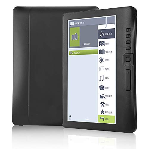 Shipenophy E-Book Read, E-Book Electronic Reader Digital Reader Adjustable Function for Reduce Reading Fatigue for Kids Reading(8G RAM, Black)