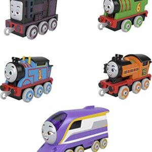 Thomas & Friends Toy Trains for Kids, Adventures Engine Pack, Set of 5 Push-Along Vehicles for Preschool Kids Ages 3 and Older