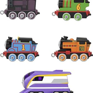 Thomas & Friends Toy Trains for Kids, Adventures Engine Pack, Set of 5 Push-Along Vehicles for Preschool Kids Ages 3 and Older