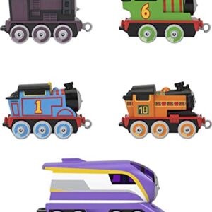 Thomas & Friends Toy Trains for Kids, Adventures Engine Pack, Set of 5 Push-Along Vehicles for Preschool Kids Ages 3 and Older