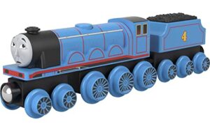 thomas & friends wooden railway toy train gordon push-along wood engine & coal car for toddlers & preschool kids ages 2+ years