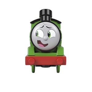 Thomas & Friends Motorized Toy Party Train Percy Battery-Powered Engine for Preschool Kids Ages 3+ Years