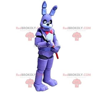 spotsound redbrokoly mascot of the famous purple rabbit from the video game 5 nights at freddy's