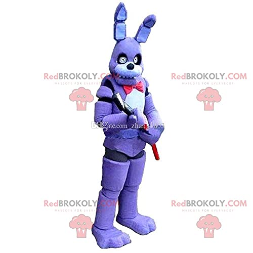 SPOTSOUND REDBROKOLY Mascot of the famous purple rabbit from the video game 5 nights at Freddy's