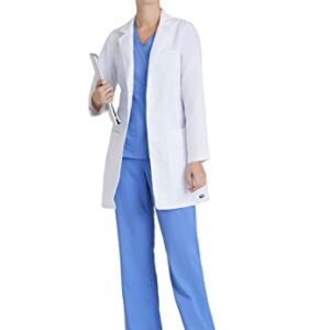 BARCO Grey's Anatomy Women's 2 Piece Long Sleeve 34" Lab Coat White 5XL