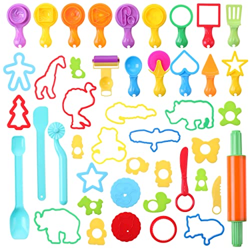 Mr. Pen- Play Dough Tools Kit, 45 Pcs, Playdough Toys, Playdough Sets for Kids, Playdough Accessories, Molds for Play Dough, Playdough Toys for Kids, Playdough Tool Set