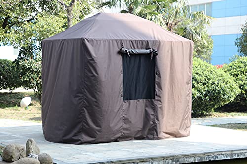 Grill Gazebo Winter Cover by Outdoor Casual - Fits 6'x8' Gazebo and Grill Gazebos