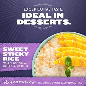 RiceSelect Discoveries Sweet Sticky Dessert Rice, Gluten-Free, Non-GMO, Vegan, 14.5-Ounce Jar, White