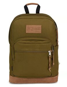 jansport right pack premium backpack, army green