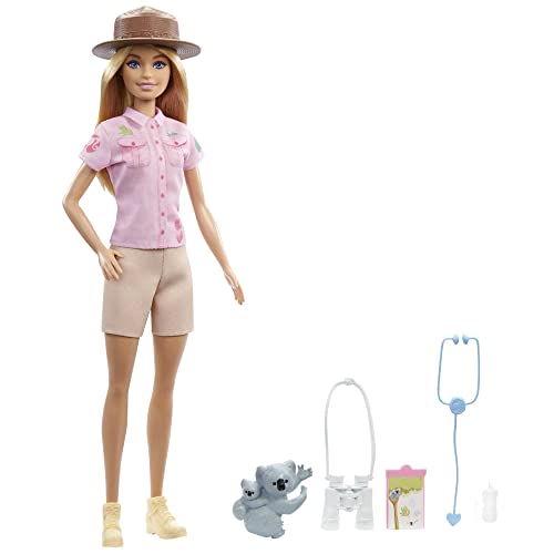 Barbie Careers Doll & Playset, Zoologist Theme with Fashion Doll, Themed Clothing and Accessories (Amazon Exclusive)