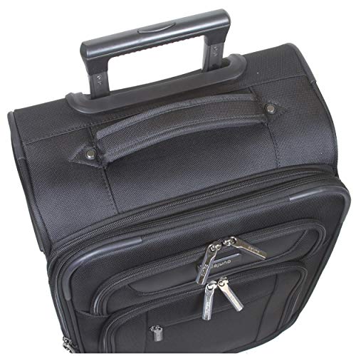 Dejuno Executive New Generation 3-Piece Spinner Luggage Set with USB Port, Navy