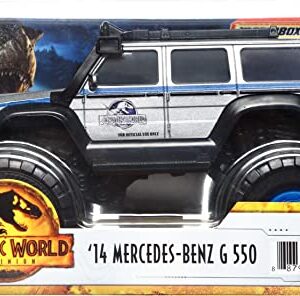 Jurassic World Toys Dominion 1:24 Scale Vehicle, '14 Mercedes-Benz G 550 Truck with Large Wheels, Collectible Toy Car