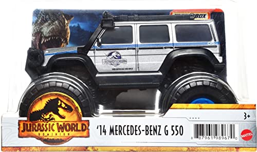 Jurassic World Toys Dominion 1:24 Scale Vehicle, '14 Mercedes-Benz G 550 Truck with Large Wheels, Collectible Toy Car