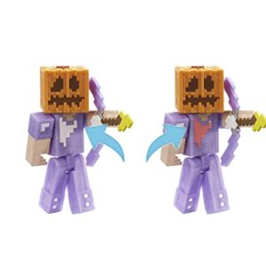 Minecraft Ultimate Ender Dragon 20-Inch Action Figure, Mist-Breathing, Plus Color-Change Steve 3.25-in Figure & Accessories