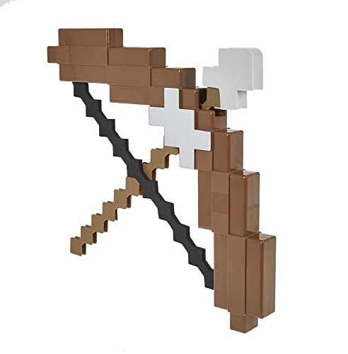 Mattel Minecraft Toys, Ultimate Bow and Arrow with Lights and Sounds, Kid-Sized Role-play Accessory, Gift for Kids and Fans