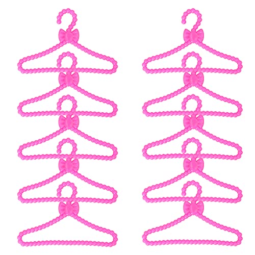 ENOCHT 47 PCS Girl Doll Clothes and Accessories 2 PCS Fashion Dresses 3 Tops and Pants Outfits 5 PCS Party Dresses 2 Sets Swimsuits Bikini,35 PCS Shoes Hangers and other Accessories for 11.5 inch Doll