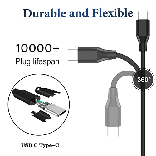 45W USB C Charger for Lenovo Laptop Charger : Lenovo Yoga Charger C740 C940 C930 920 C630 730 720 7i, Lenovo Thinkpad Charger T480 T480s T490 T580 T14 T16 X1,Chromebook,Type C AC Power Adapter Cord