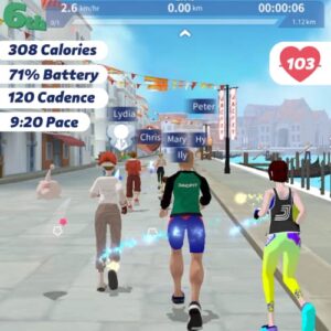 Jacfit Jrun Treadmill Exercise Sensor, Free Multiplayer Online Running Workout.