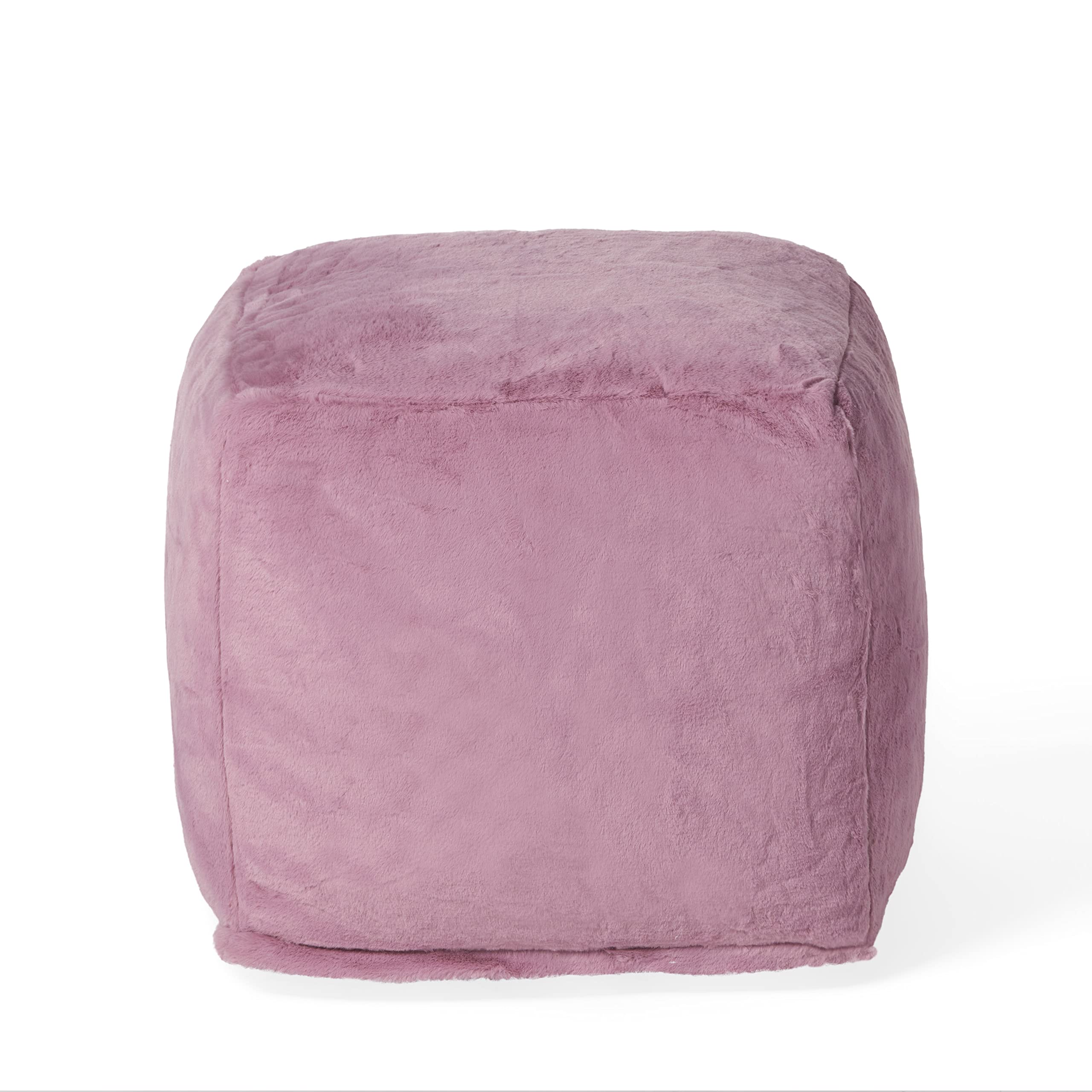 Christopher Knight Home Silkie Pouf, Lavender