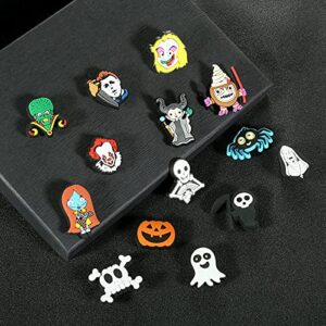 Horror Croc Halloween Shoe Charms Fit for Clog Sandals Decoration for Girl Boy Teens Women Men Adult Gifts
