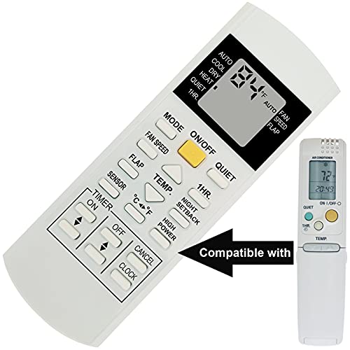 Replacement Remote Control RCS-4VPIS4U for SANYO AC Air Conditioner Remote Control KS0971 KS1271 KS1872 KS2472 KMS0772 KMS0972 KMS1272 KMS1872 KMS2472 C0971 CL0971 C1271 CL1271 C2472 C1872 CL2472